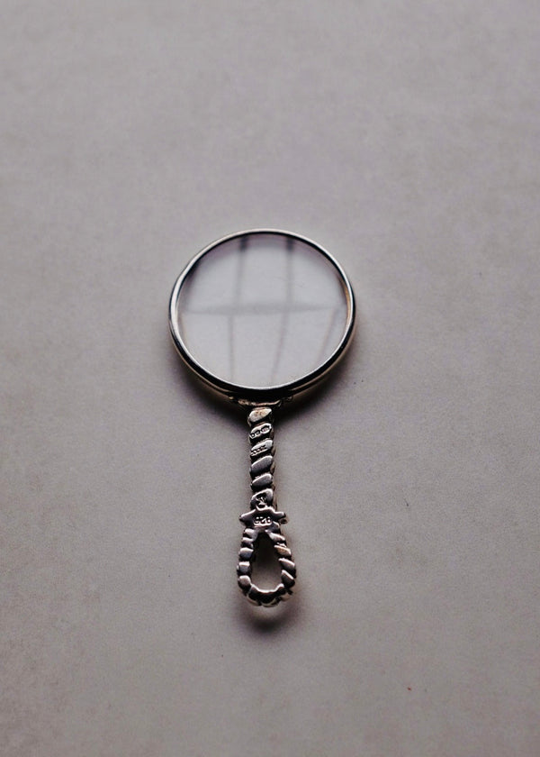 Silver Magnifier Pendant