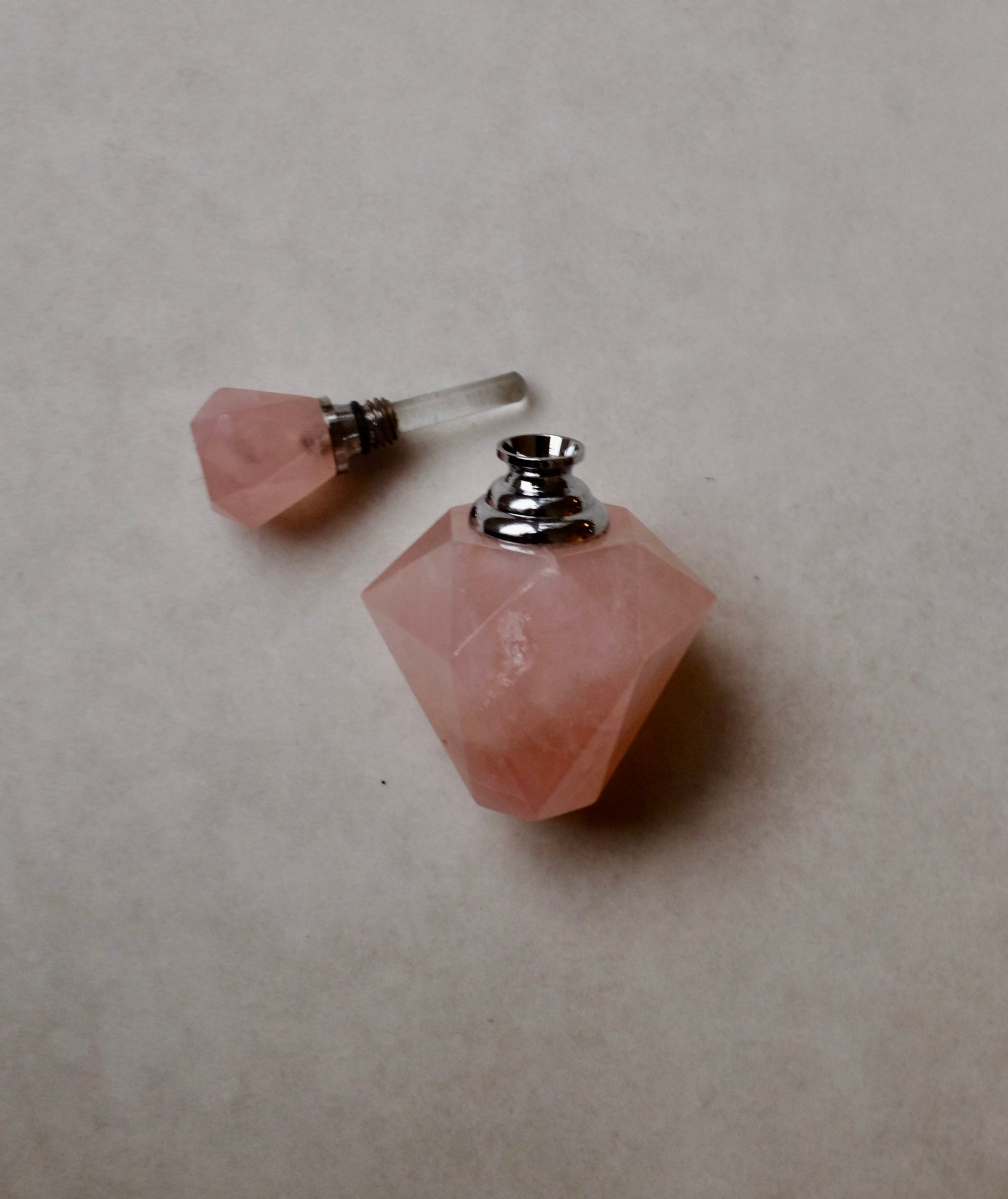 Rose Quartz Mini Perfume Bottle