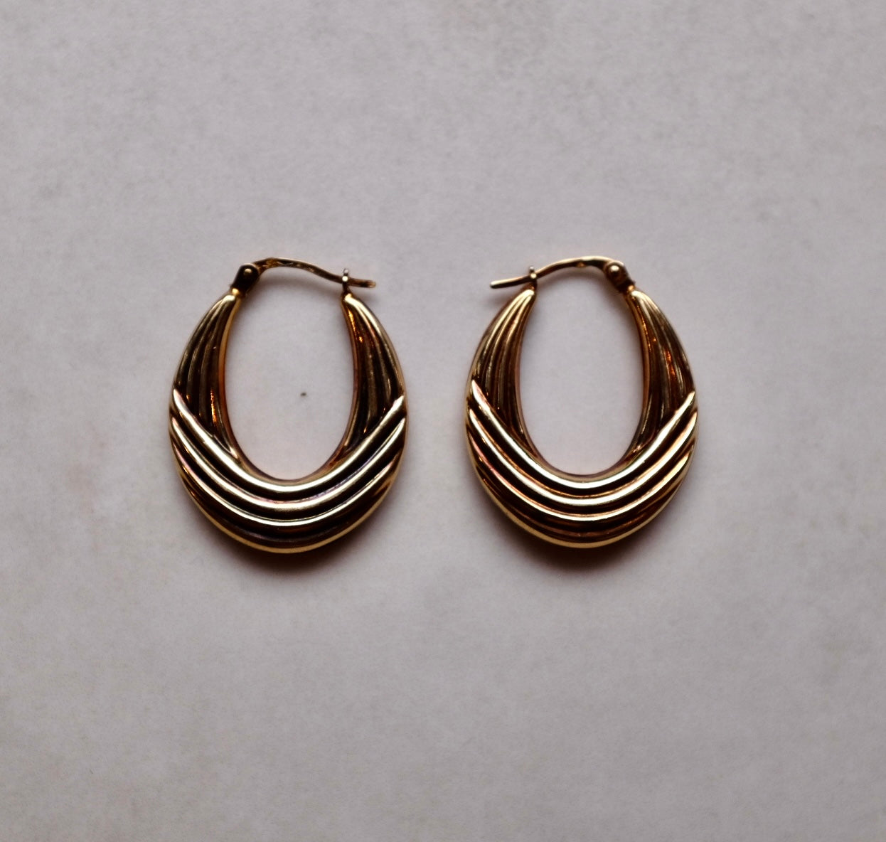9ct Multi-Band Hoops