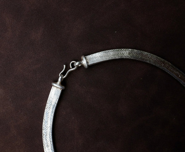 Silver Heavy Herringbone Snake Chain