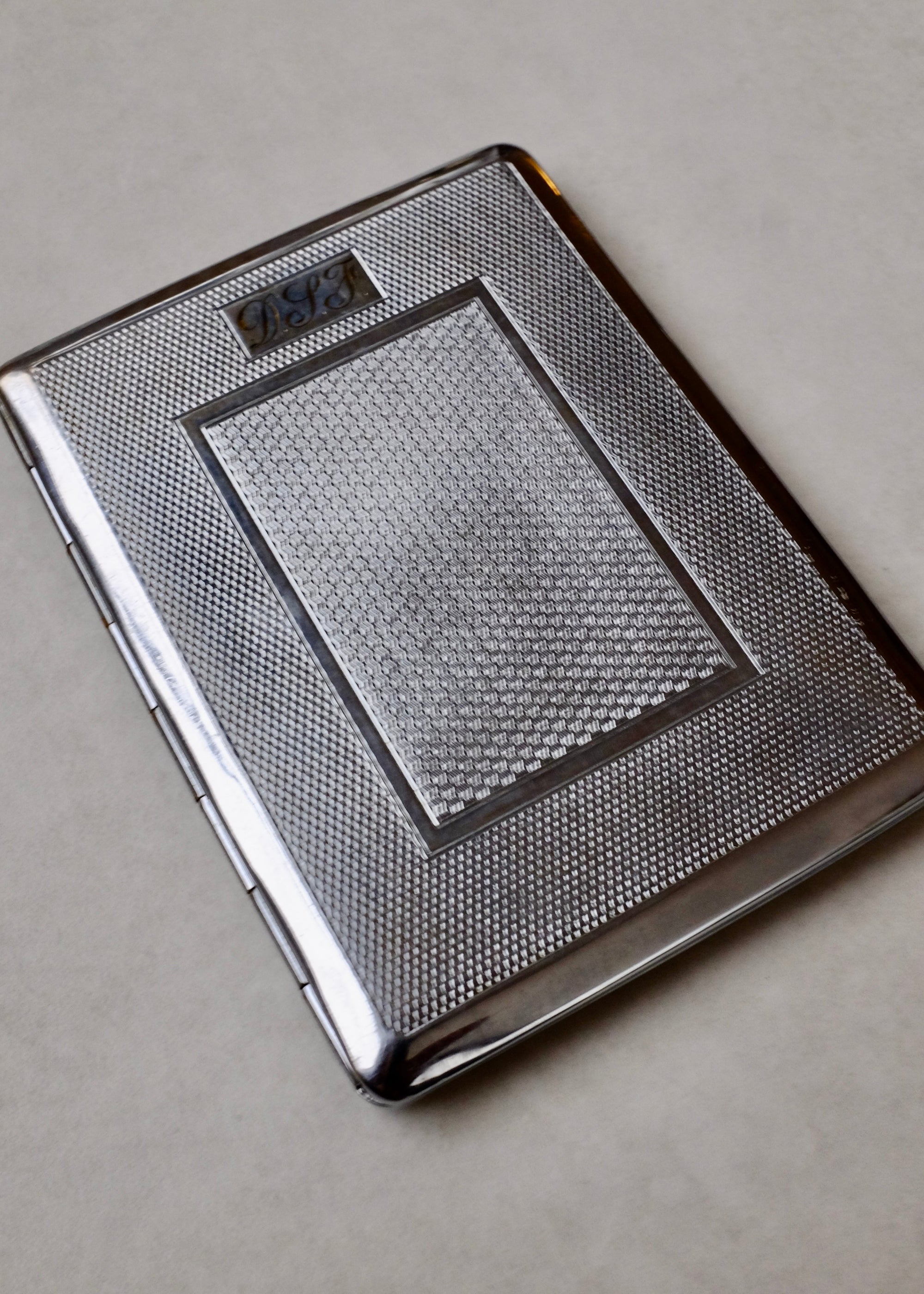 Silver Cigarette Case / Card Holder