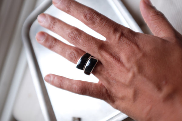 Onyx Orbit Ring