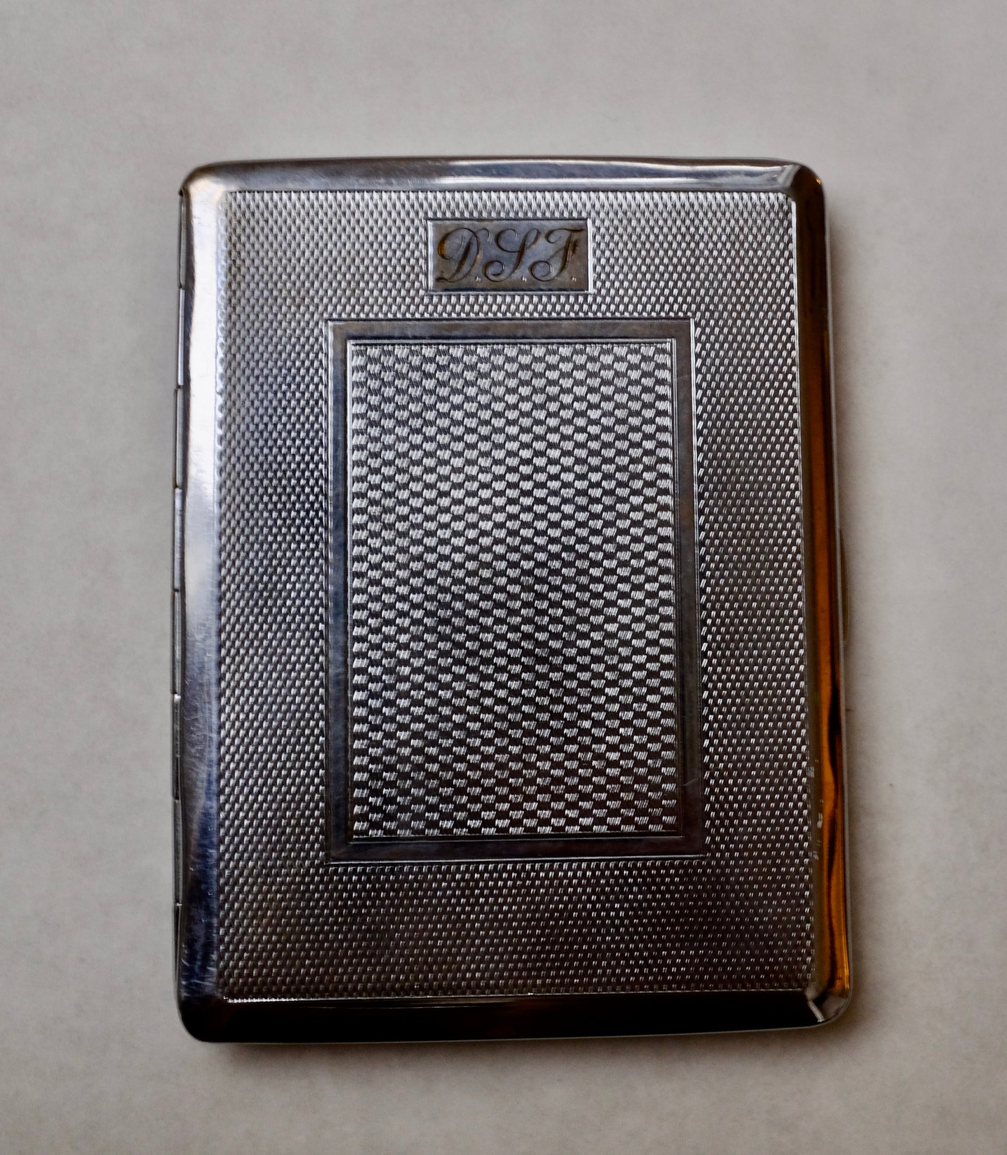 Silver Cigarette Case / Card Holder