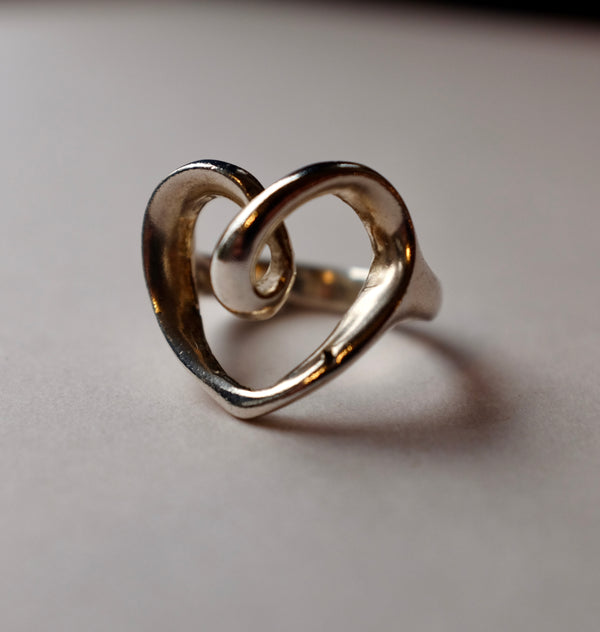 Open Heart Statement Ring