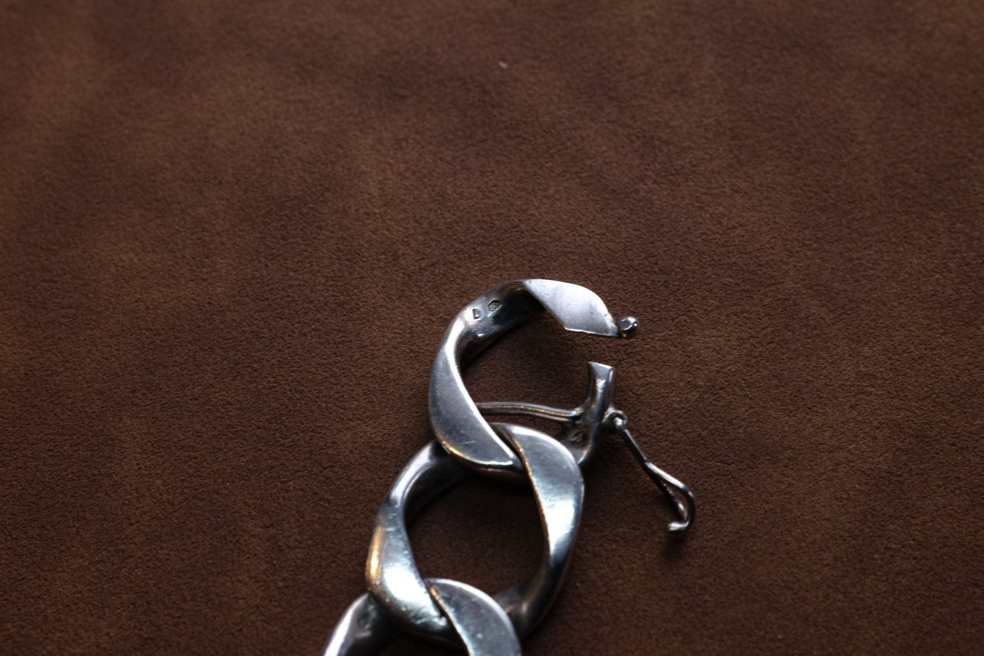 Solid Curb Statement Bracelet