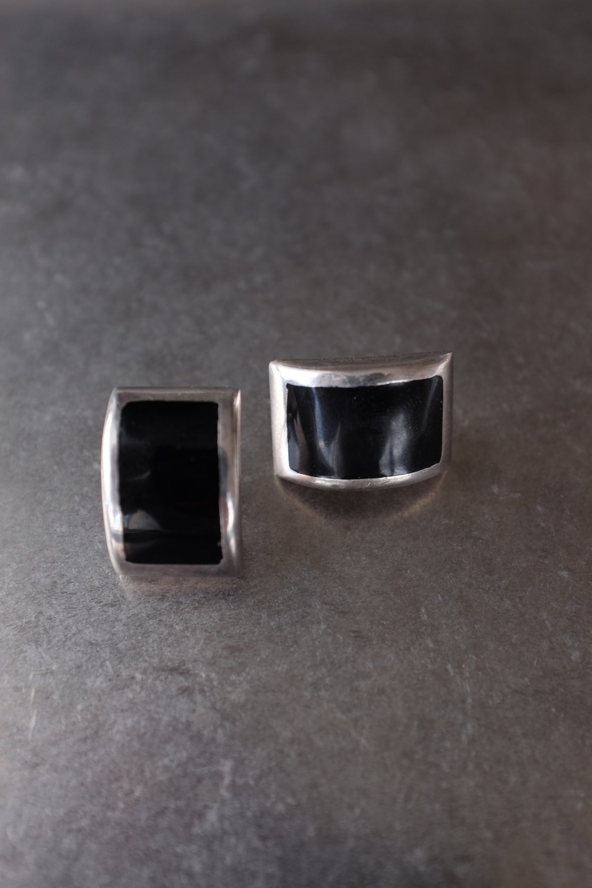 Onyx Rectangular Studs