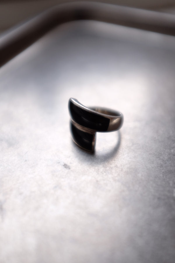 Onyx Orbit Ring