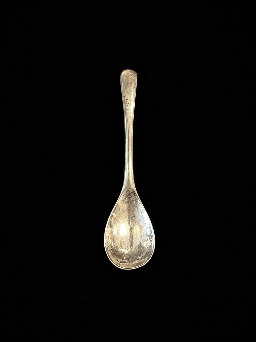 Vintage Silver Salt Spoon