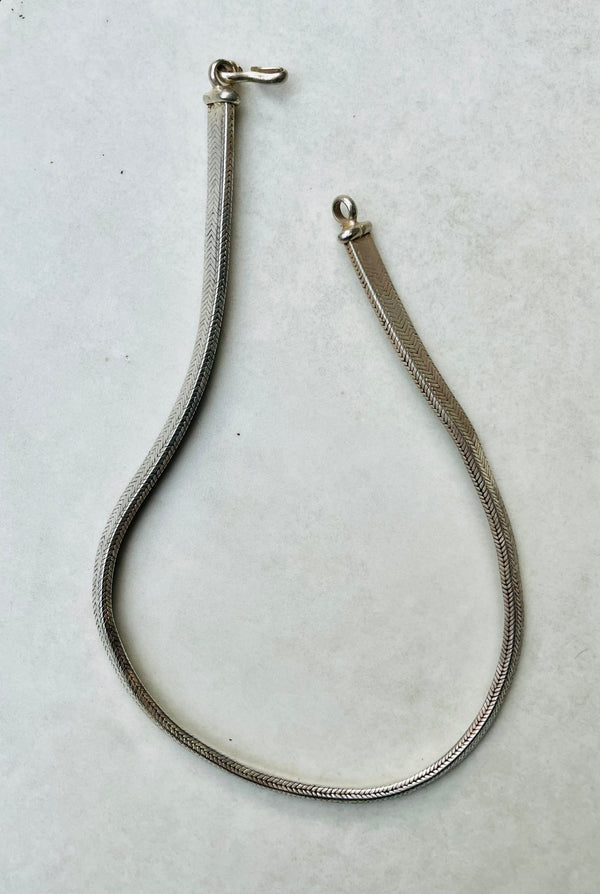 Silver Heavy Herringbone Snake Chain