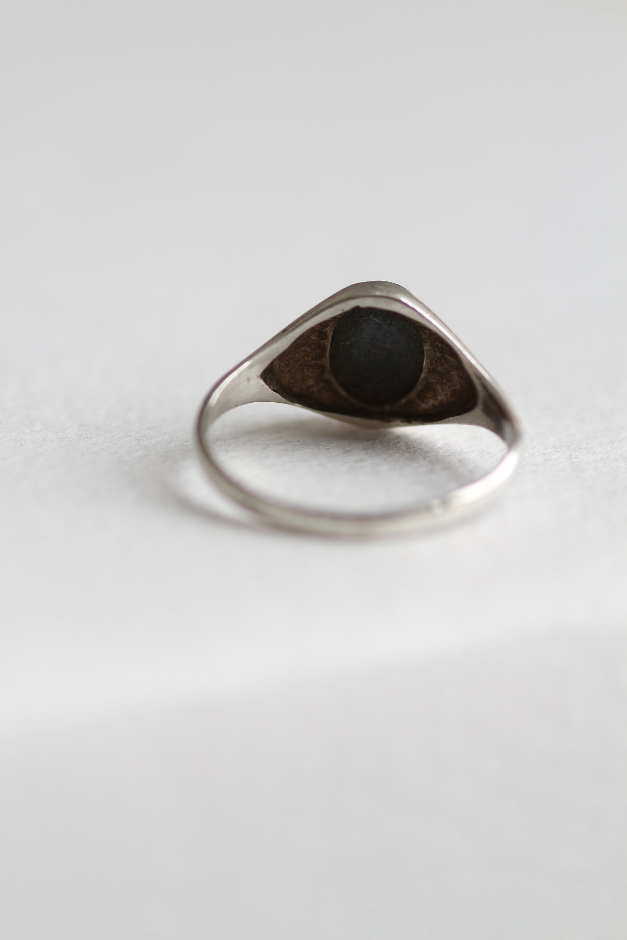 STERLING SILVER BLACK ONYX SIGNET