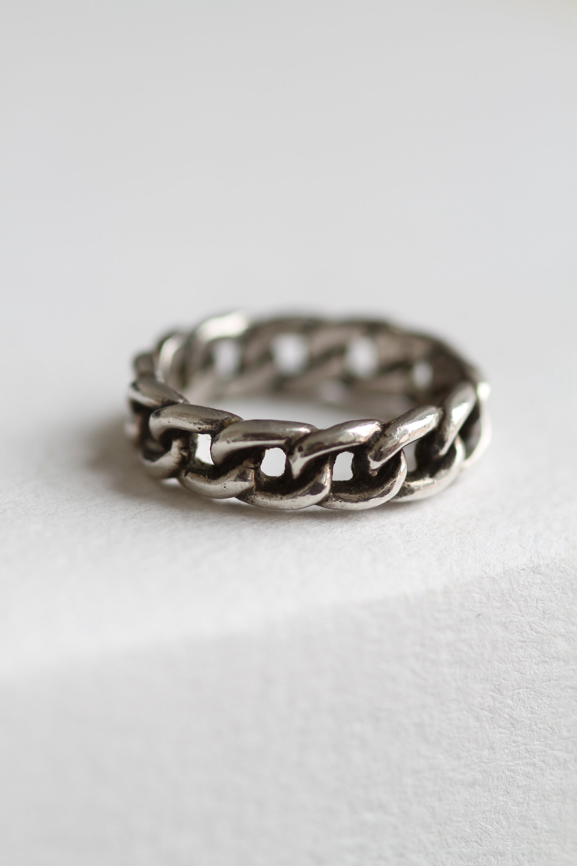 STERLING SILVER CHAIN RING