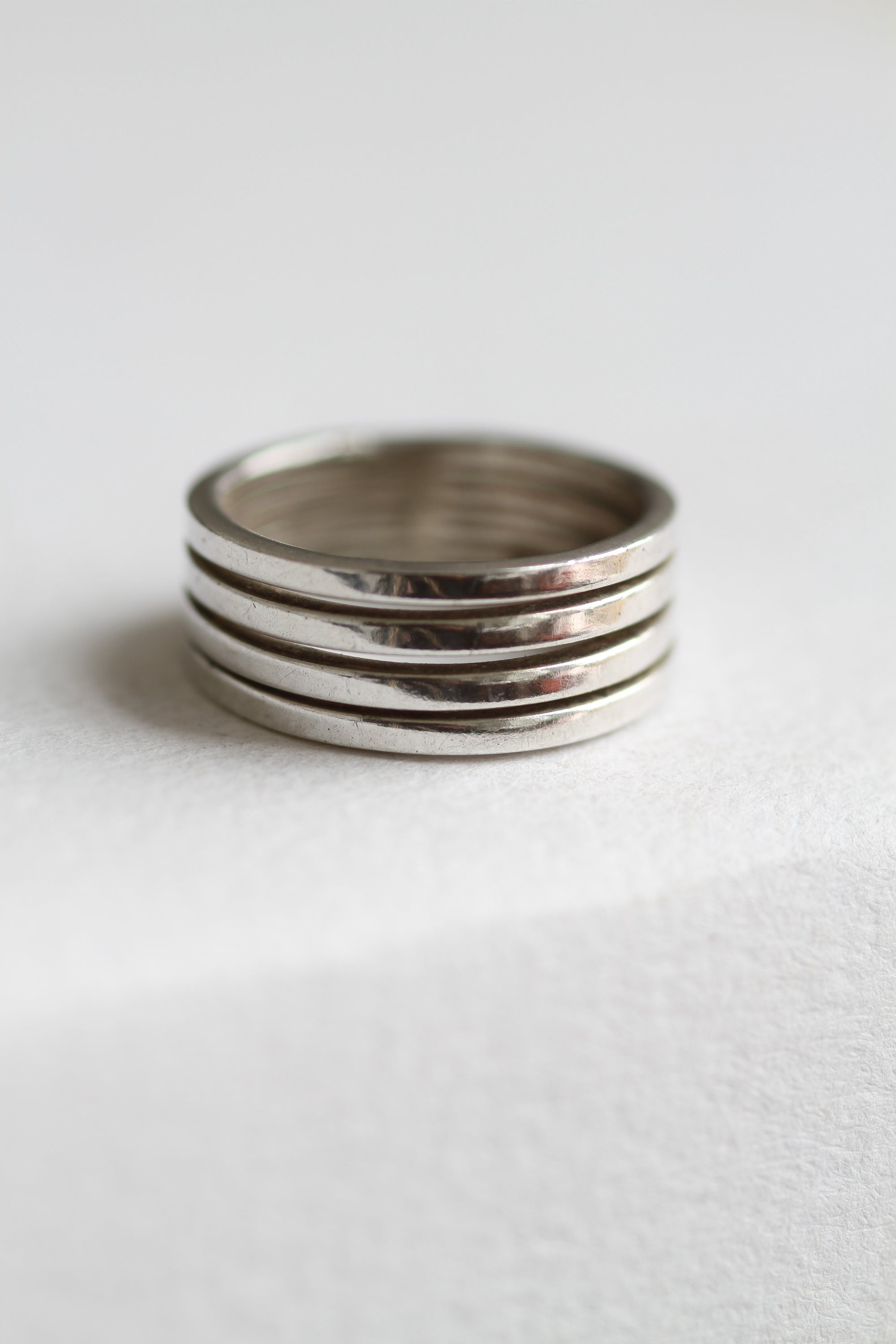 STERLING SILVER 3 LAYER RING