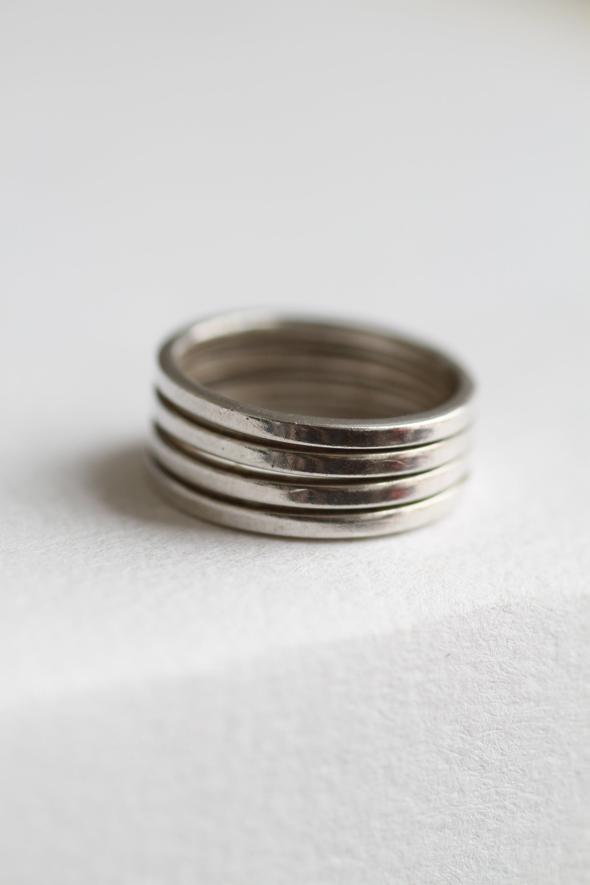 STERLING SILVER 3 LAYER RING