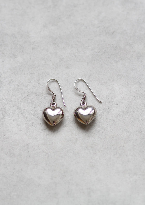 STERLING SILVER HEART DROPS