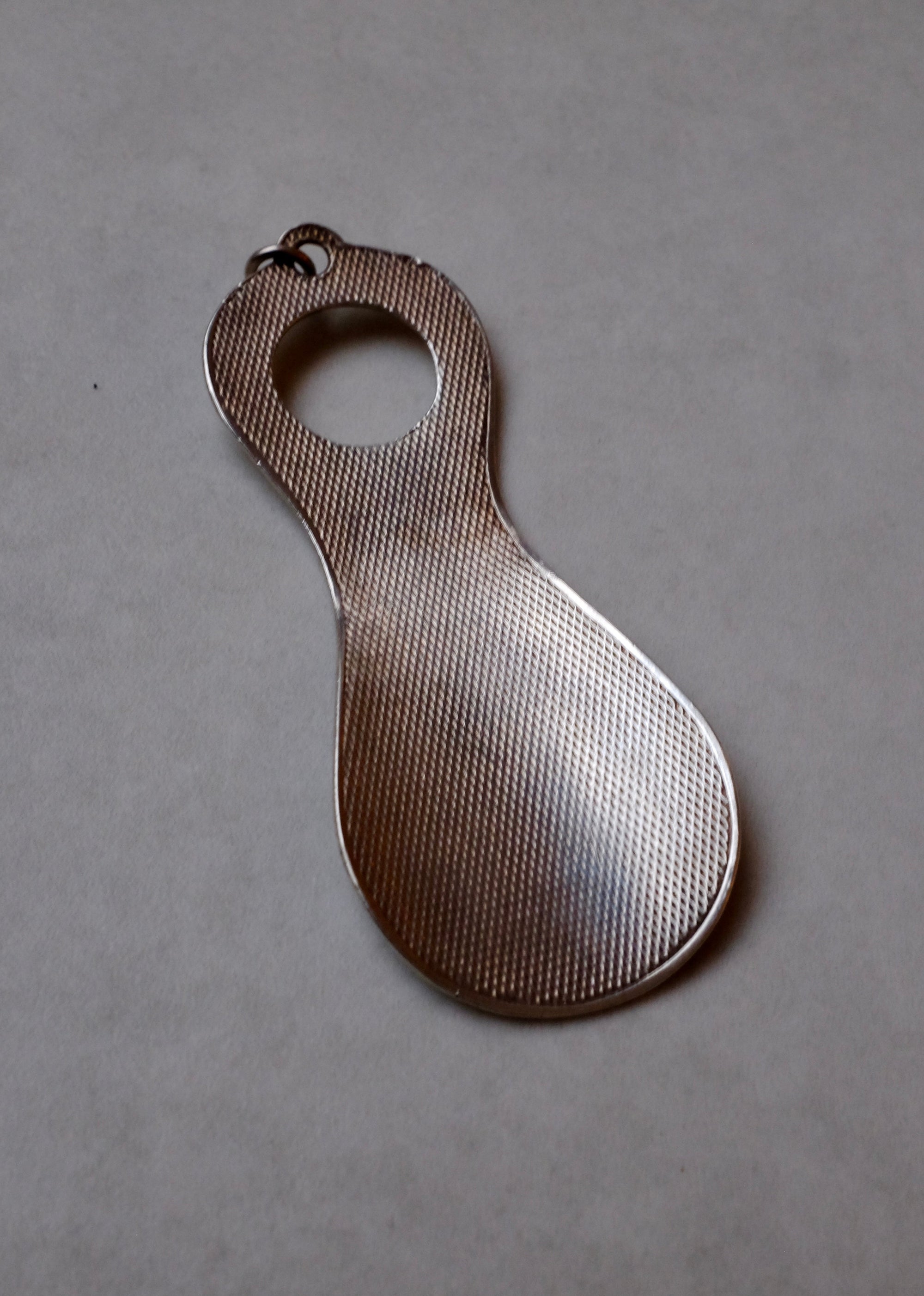 Textured Silver Shoe Horn