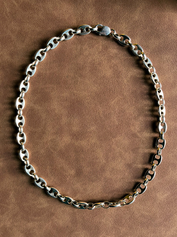 STERLING SILVER HEAVY MARINER CHAIN